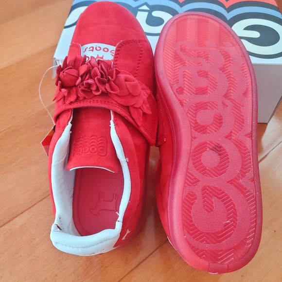 Red Suede Youth Sneakers by Goats , eu 36 - Picture 8 of 10